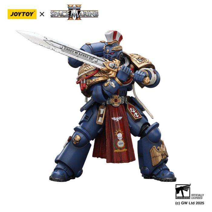 Warhammer 40,000: Space Marine 2 Action Figure Ultramarines Relic Primus Armourwith Plasma Pistol and Combat Blade 13 cm