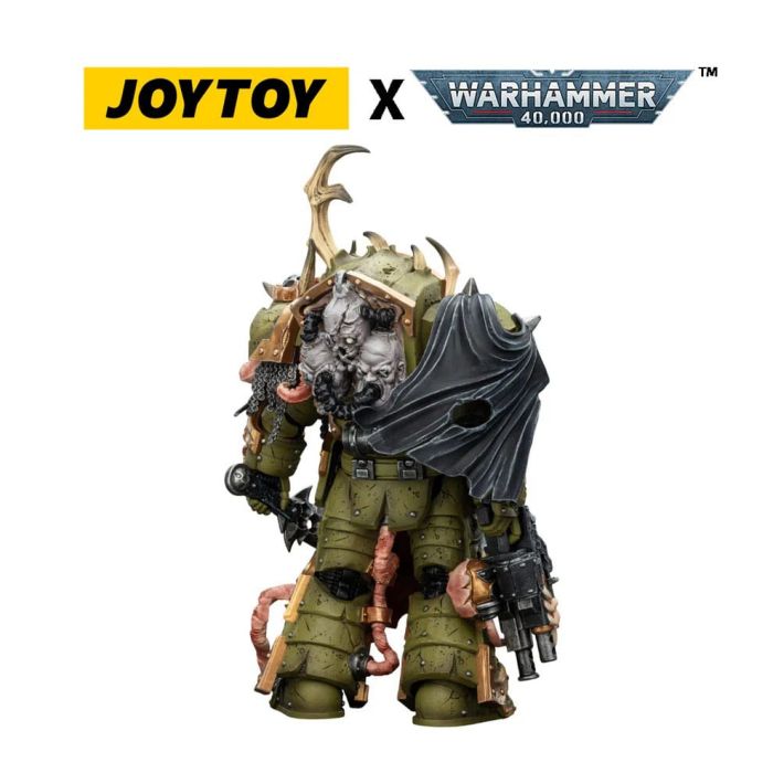 Warhammer 40,000 Action Figure Death Guard Blightlord Terminator 3 with Combi-bolter and Bubotic Blade 14 cm