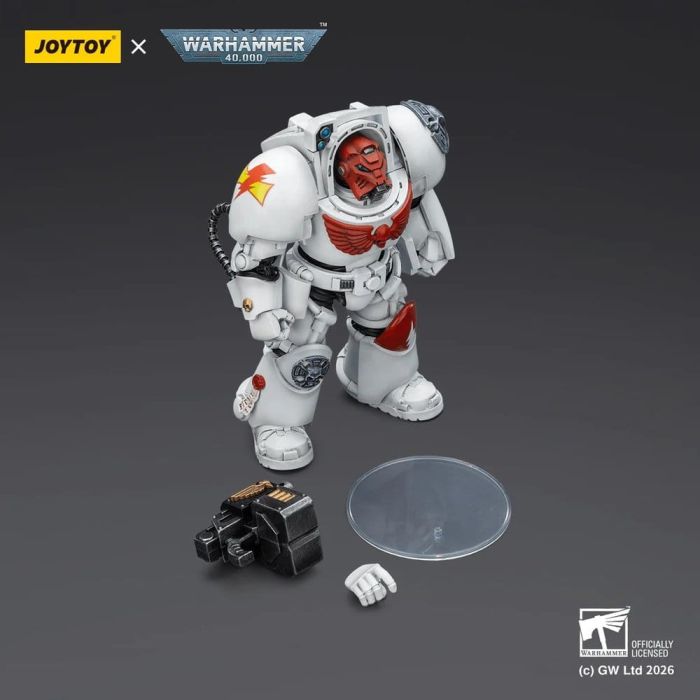 Warhammer 40,000 Action Figure White Scars Terminator 2 with Power Fist and Storm Bolter 14 cm