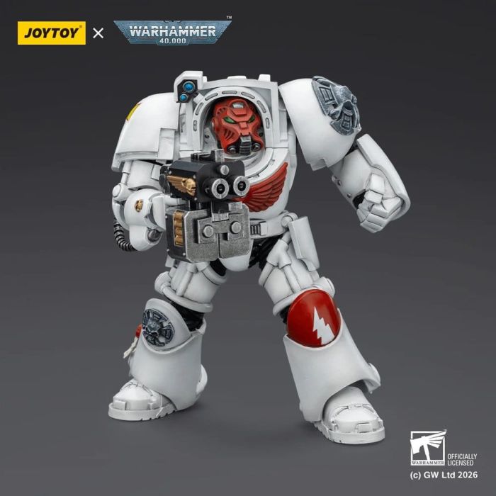 Warhammer 40,000 Action Figure White Scars Terminator 2 with Power Fist and Storm Bolter 14 cm
