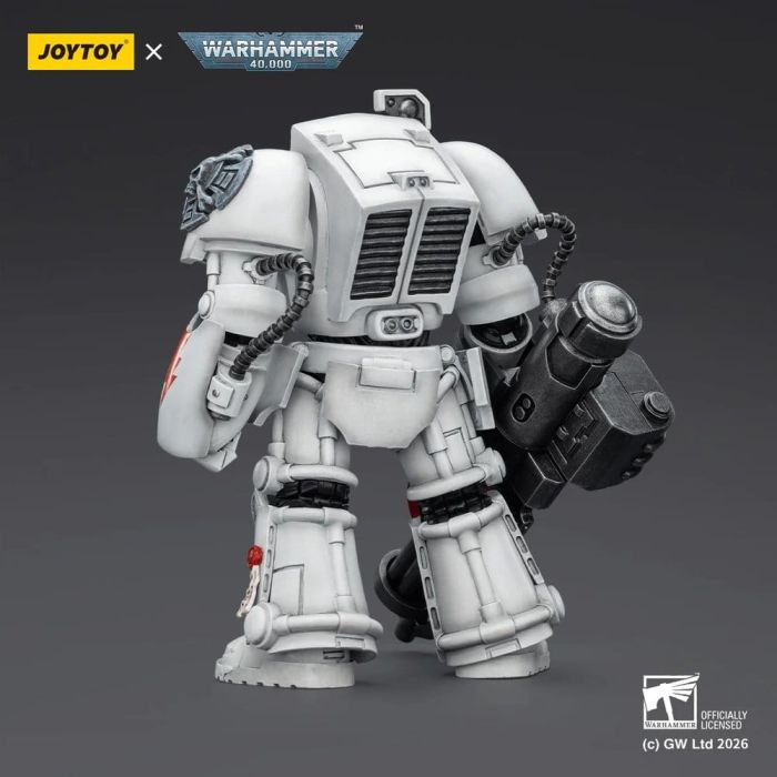 Warhammer 40,000 Action Figure White Scars Terminator 3 with Power Fist and Assault Cannon 14 cm