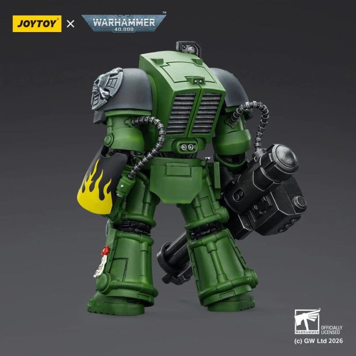 Warhammer 40,000 Action Figure Salamanders Terminator 3 with Power Fist and Assault Cannon 14 cm