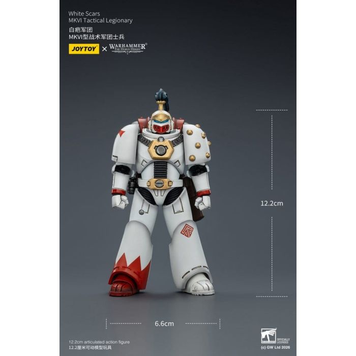 Warhammer The Horus Heresy Action Figure White Scars MKVI Tactical Legionary 12 cm