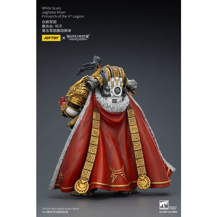 Warhammer The Horus Heresy Action Figure White Scars Jaghatai Khan Primarch of the Vth Legion 19 cm