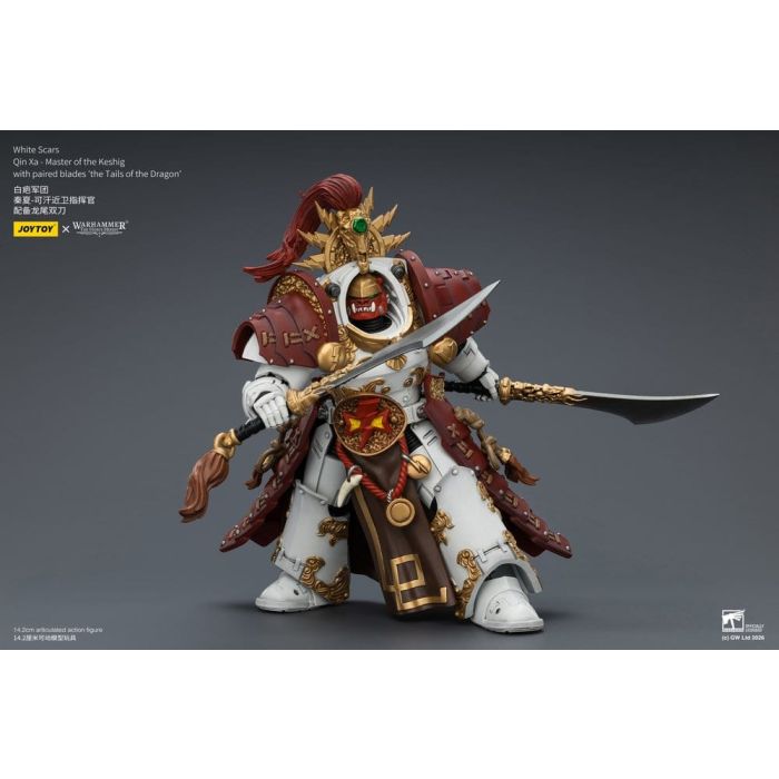 Warhammer The Horus Heresy Action Figure White Scars Qin Xa - Master of the Keshig 14 cm