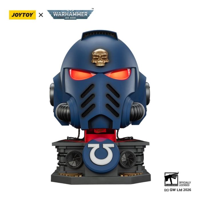 Warhammer 40,000 Captain MkX Helmet & Display Stand Ultramarines 44 cm