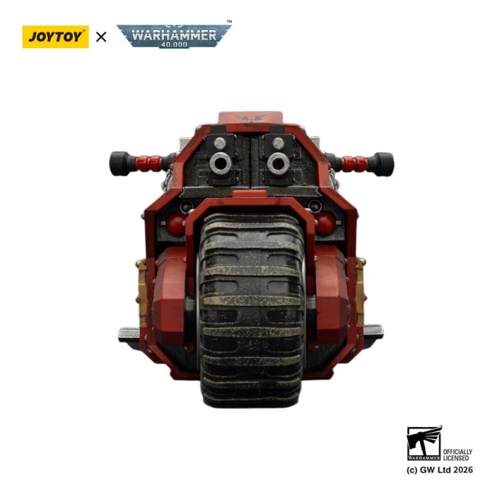 Warhammer 40,000 Raider-pattern Combat Bike Blood Angels with twin-linked bolt rifles 22 cm