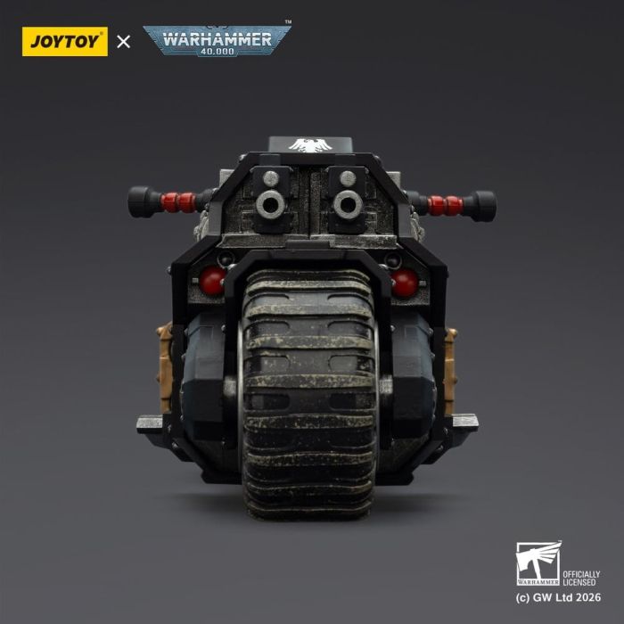 Warhammer 40,000 Raider-pattern Combat Bike Raven Guard with twin-linked bolt rifles 22 cm