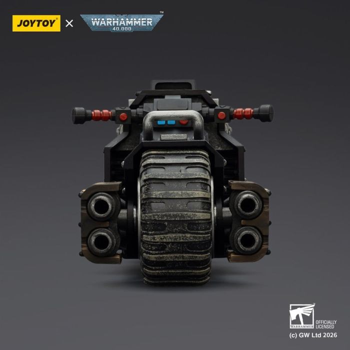 Warhammer 40,000 Raider-pattern Combat Bike Raven Guard with twin-linked bolt rifles 22 cm