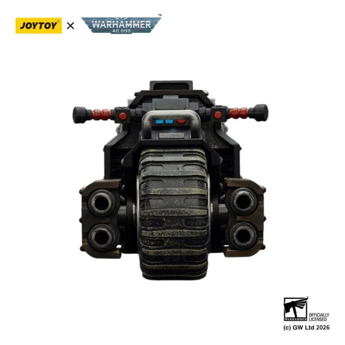 Warhammer 40,000 Raider-pattern Combat Bike Raven Guard with twin-linked bolt rifles 22 cm
