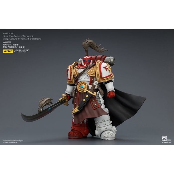 Warhammer The Horus Heresy Action Figure White Scars Hibou Khan, Seeker of Atonement 12 cm