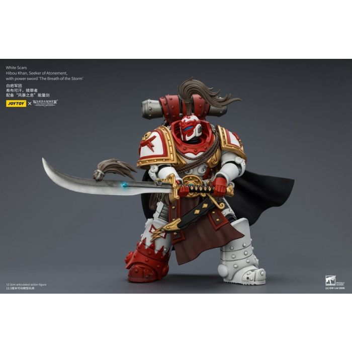 Warhammer The Horus Heresy Action Figure White Scars Hibou Khan, Seeker of Atonement 12 cm