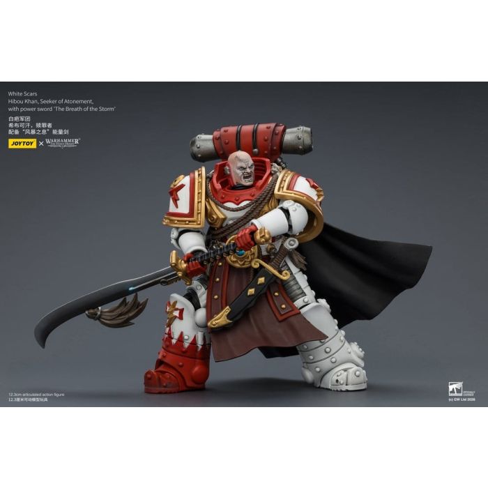 Warhammer The Horus Heresy Action Figure White Scars Hibou Khan, Seeker of Atonement 12 cm