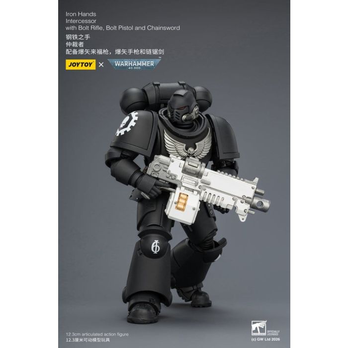 Warhammer 40,000 Action Figure Iron Hands Intercessor 12 cm