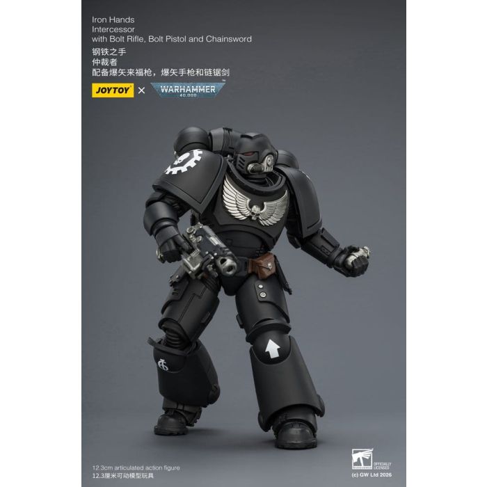 Warhammer 40,000 Action Figure Iron Hands Intercessor 12 cm