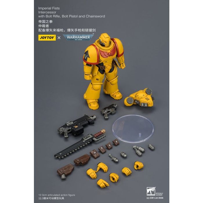Warhammer 40,000 Action Figure Imperial Fists Intercessor 12 cm