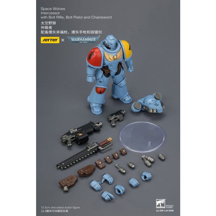 Warhammer 40,000 Action Figure Space Wolves Intercessor 12 cm