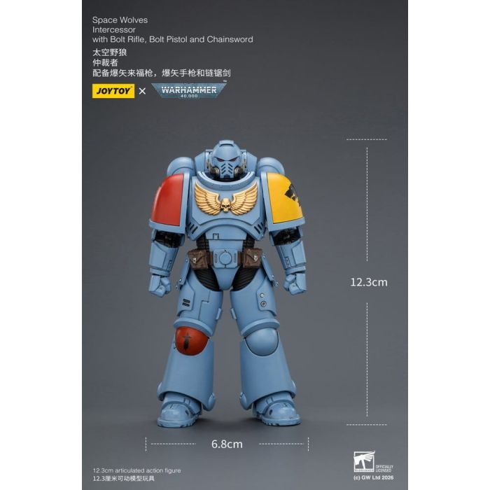 Warhammer 40,000 Action Figure Space Wolves Intercessor 12 cm