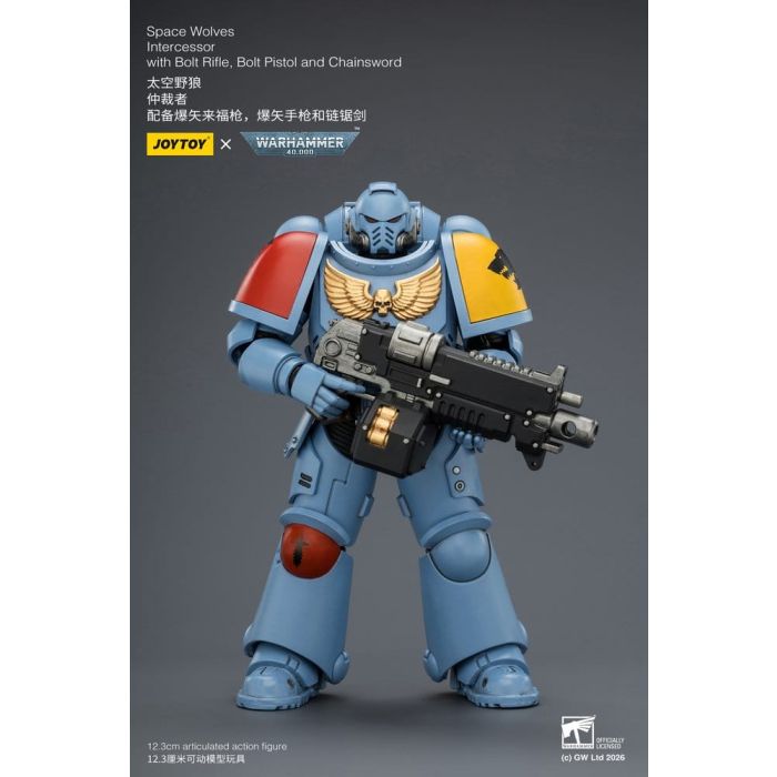 Warhammer 40,000 Action Figure Space Wolves Intercessor 12 cm