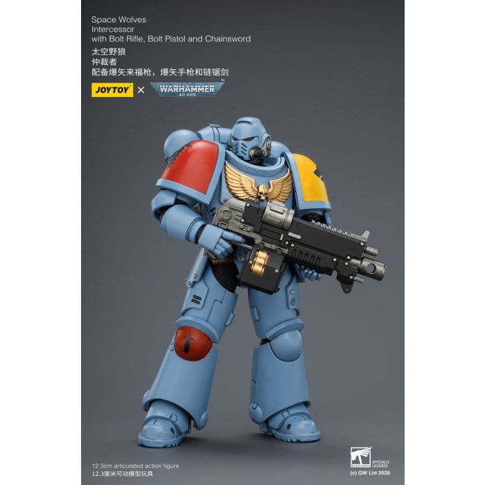 Warhammer 40,000 Action Figure Space Wolves Intercessor 12 cm
