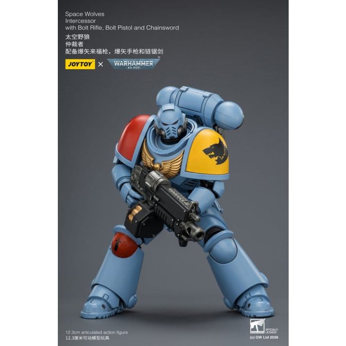 Warhammer 40,000 Action Figure Space Wolves Intercessor 12 cm