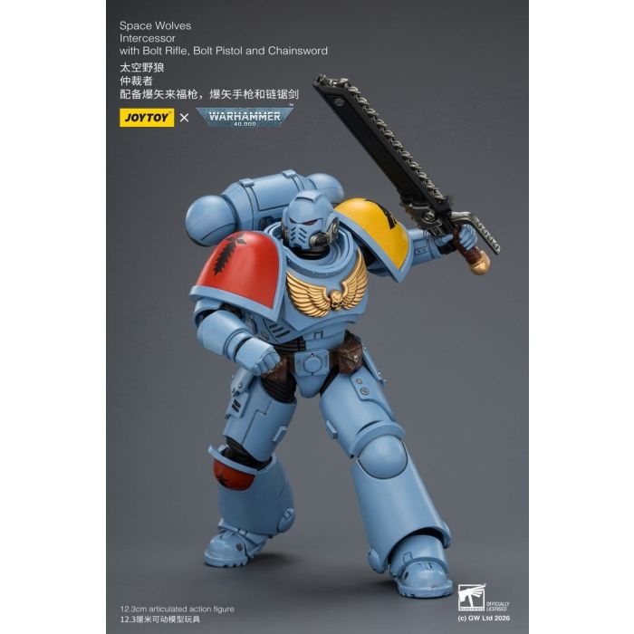 Warhammer 40,000 Action Figure Space Wolves Intercessor 12 cm