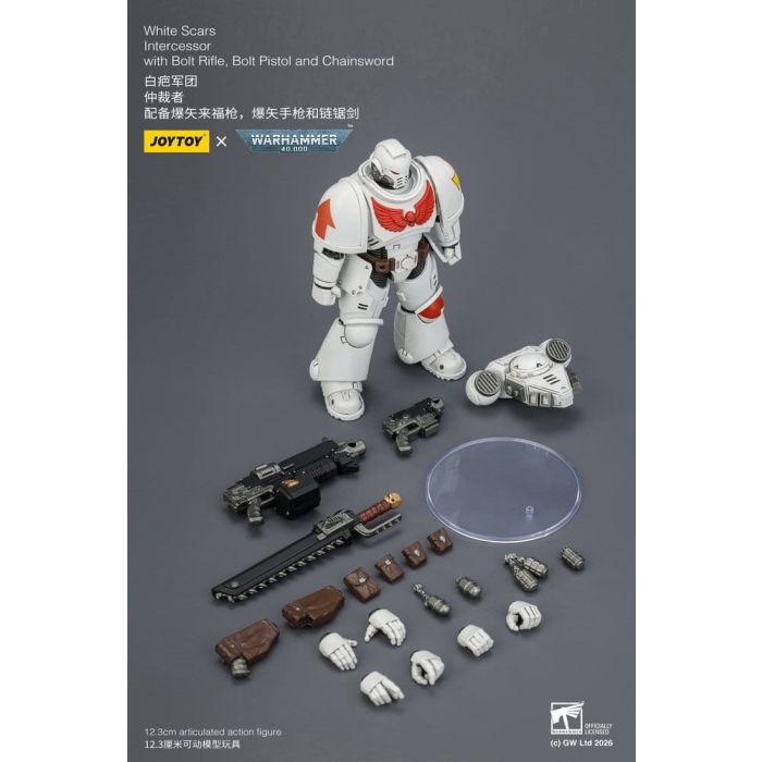 Warhammer 40,000 Action Figure White Scars Intercessor 12 cm