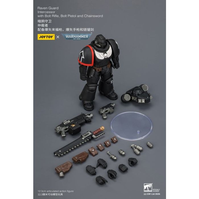 Warhammer 40,000 Action Figure Raven Guard Intercessor 12 cm