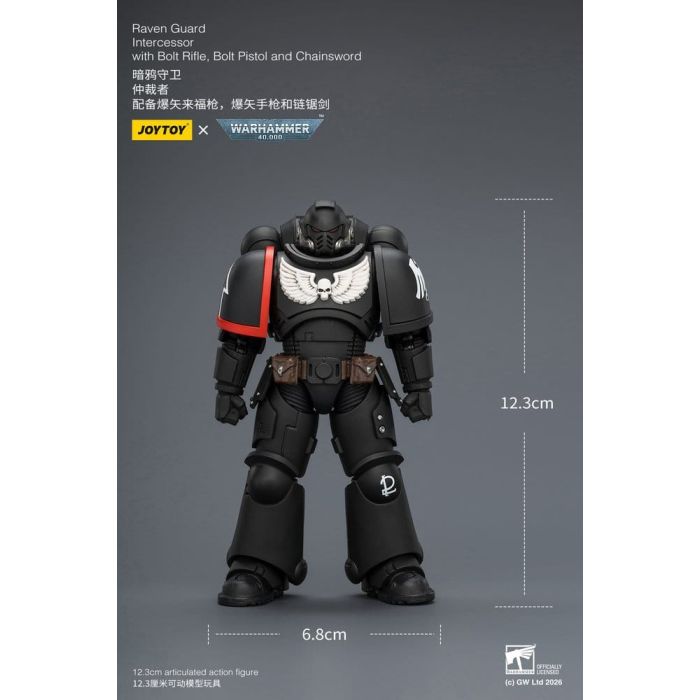 Warhammer 40,000 Action Figure Raven Guard Intercessor 12 cm