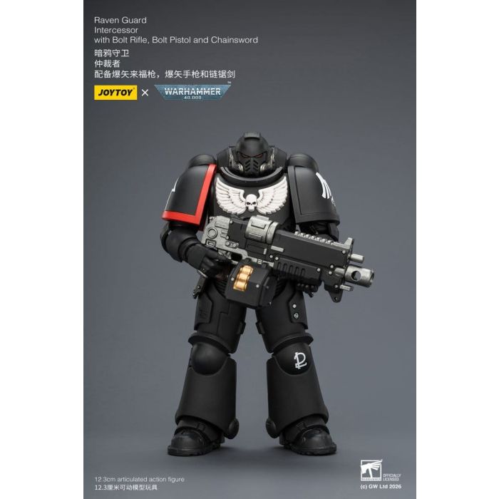 Warhammer 40,000 Action Figure Raven Guard Intercessor 12 cm