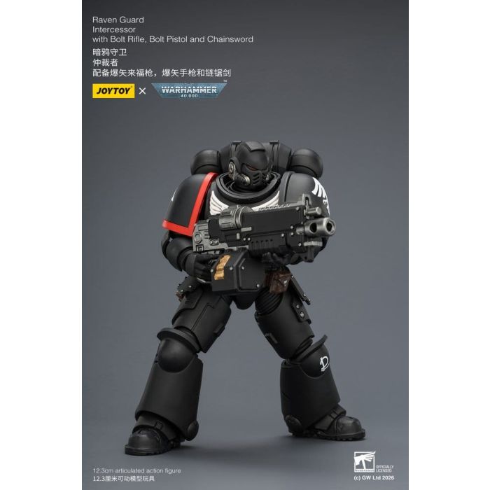 Warhammer 40,000 Action Figure Raven Guard Intercessor 12 cm