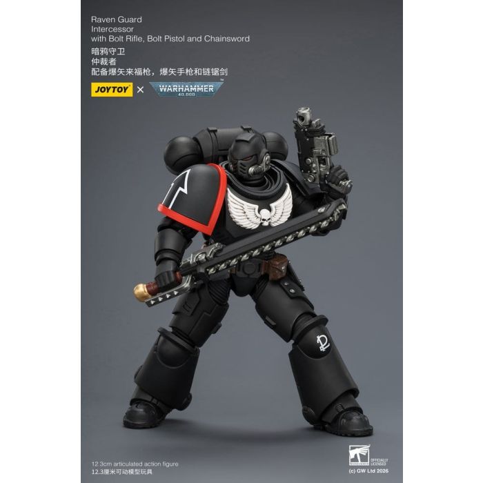 Warhammer 40,000 Action Figure Raven Guard Intercessor 12 cm