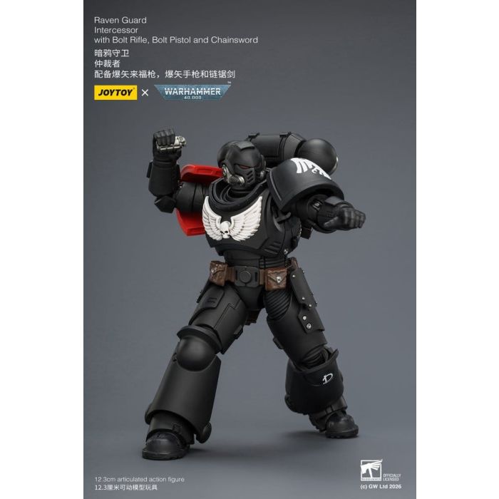 Warhammer 40,000 Action Figure Raven Guard Intercessor 12 cm
