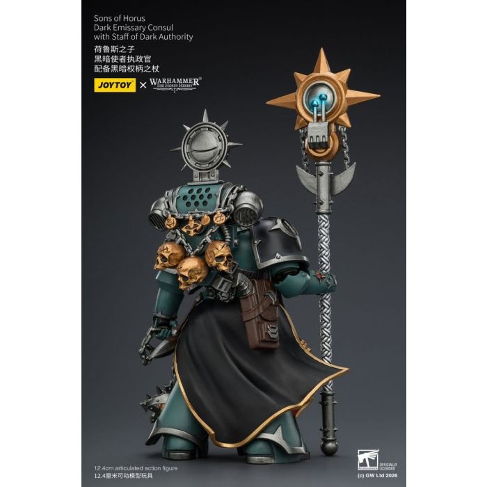 Warhammer The Horus Heresy Action Figure Sons of Horus Dark Emissary Consul 12 cm