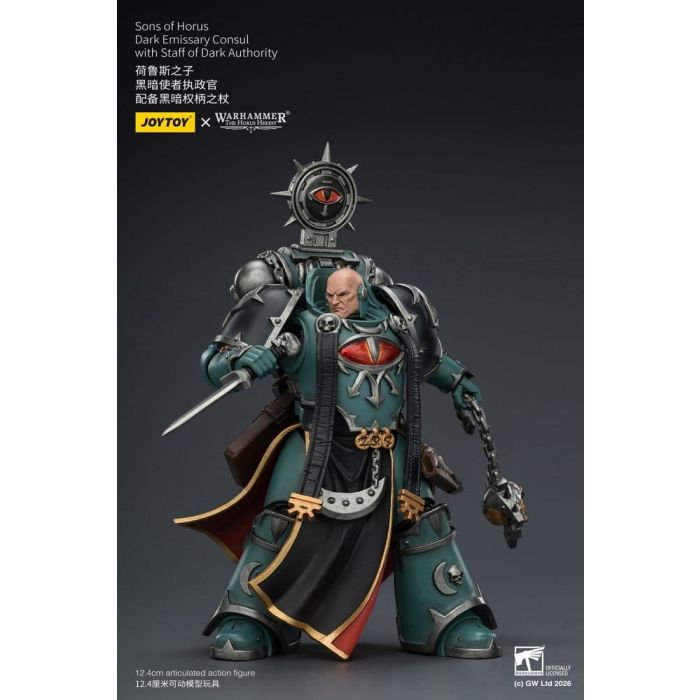 Warhammer The Horus Heresy Action Figure Sons of Horus Dark Emissary Consul 12 cm
