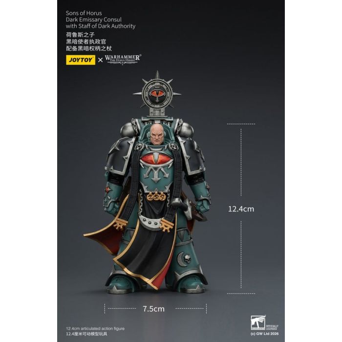 Warhammer The Horus Heresy Action Figure Sons of Horus Dark Emissary Consul 12 cm