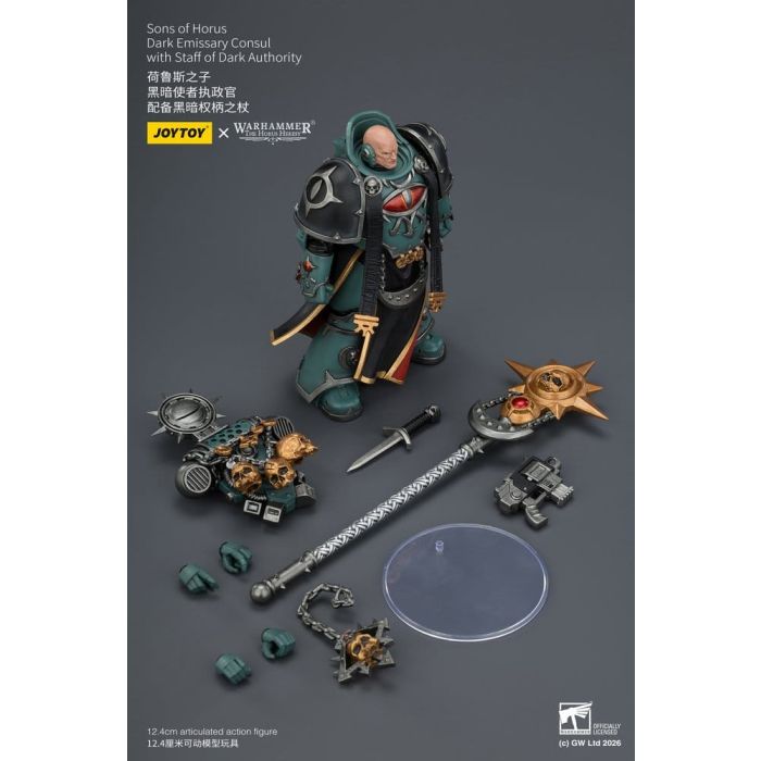 Warhammer The Horus Heresy Action Figure Sons of Horus Dark Emissary Consul 12 cm