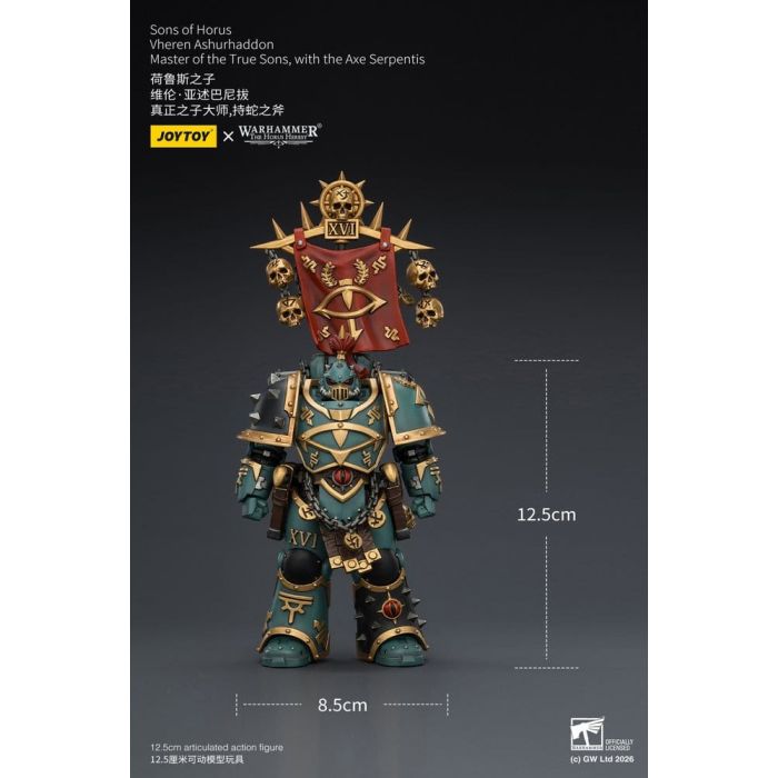 Warhammer The Horus Heresy Action Figure Sons of Horus Vheren Ashurhaddon Master of the True Sons 13 cm