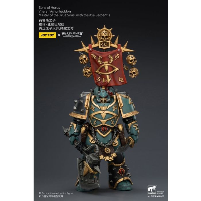Warhammer The Horus Heresy Action Figure Sons of Horus Vheren Ashurhaddon Master of the True Sons 13 cm