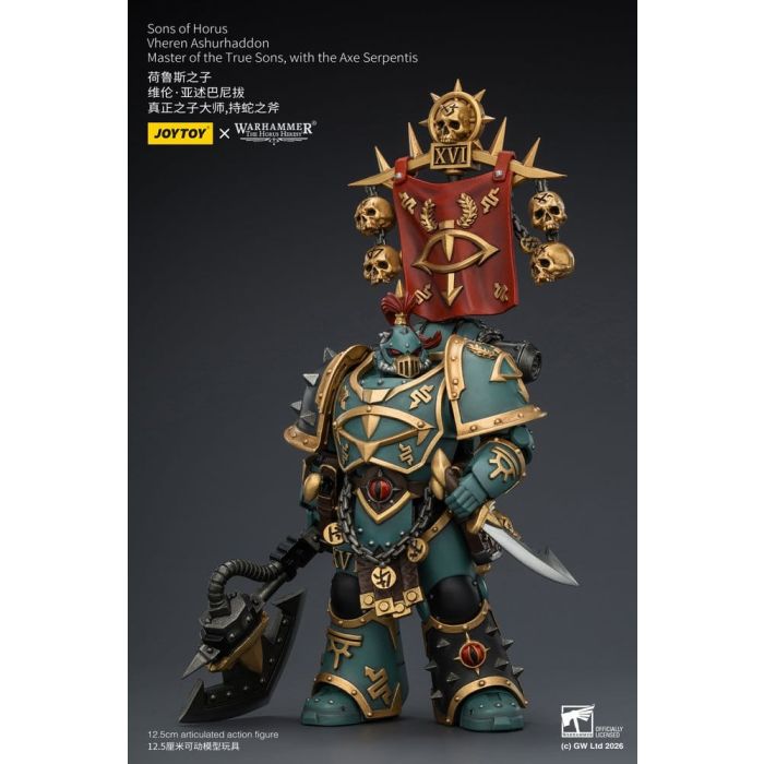 Warhammer The Horus Heresy Action Figure Sons of Horus Vheren Ashurhaddon Master of the True Sons 13 cm