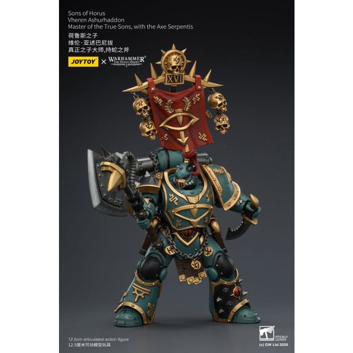 Warhammer The Horus Heresy Action Figure Sons of Horus Vheren Ashurhaddon Master of the True Sons 13 cm