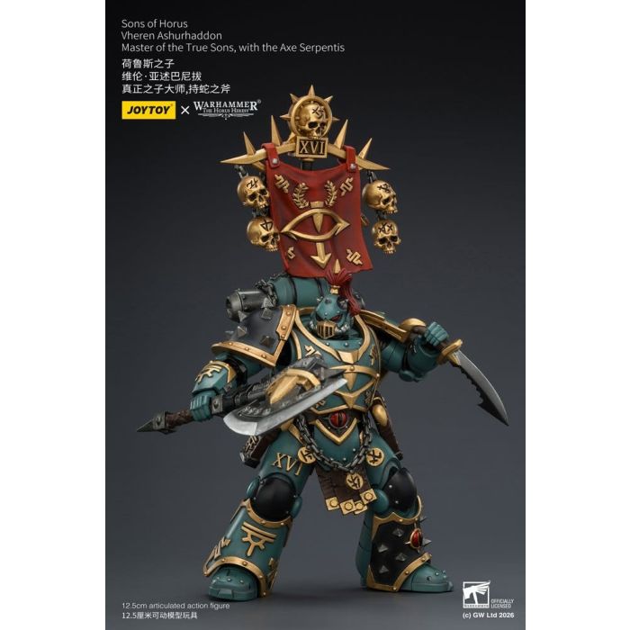 Warhammer The Horus Heresy Action Figure Sons of Horus Vheren Ashurhaddon Master of the True Sons 13 cm