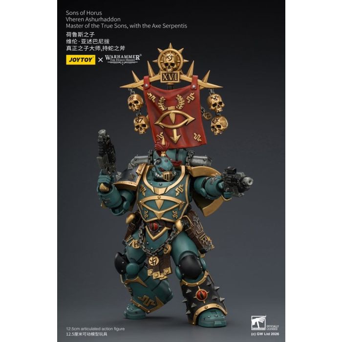Warhammer The Horus Heresy Action Figure Sons of Horus Vheren Ashurhaddon Master of the True Sons 13 cm