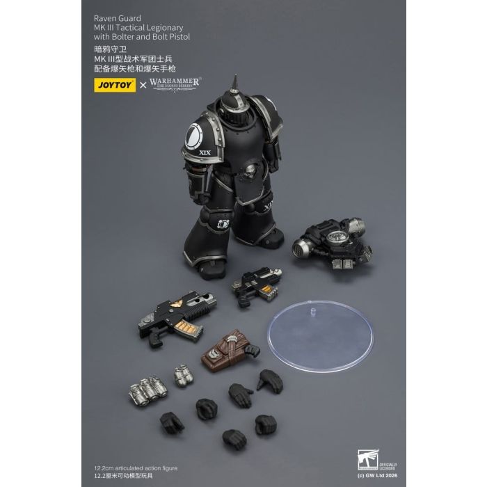 Warhammer 40,000 Action Figure Raven Guard MK III Tactical Legionary 12 cm