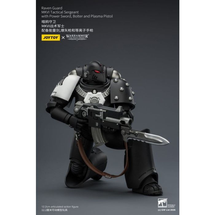 Warhammer 40,000 Action Figure Raven Guard MkVI Tactical Sergeant 12 cm