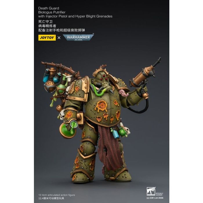 Warhammer 40,000 Action Figure Death Guard Biologus Putrifier 12 cm