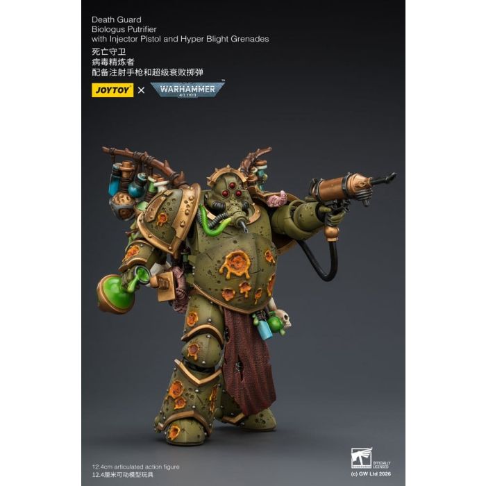 Warhammer 40,000 Action Figure Death Guard Biologus Putrifier 12 cm