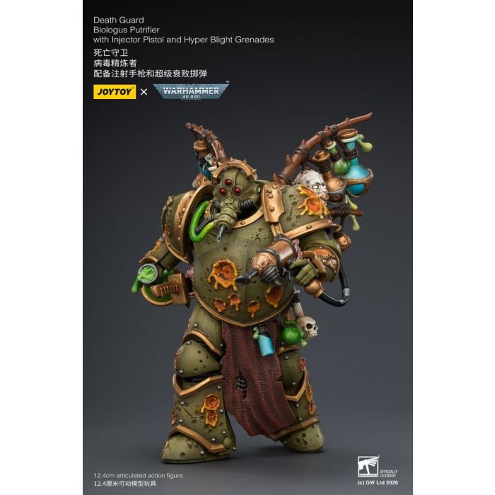 Warhammer 40,000 Action Figure Death Guard Biologus Putrifier 12 cm