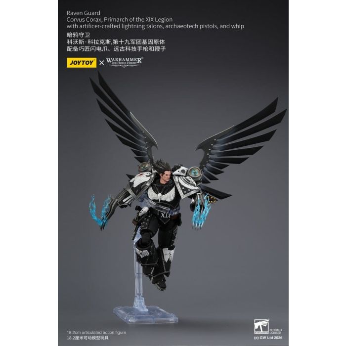 Warhammer 40,000 Action Figure Raven Guard Corvus Corax, Primarch of the XIX Legion 18 cm
