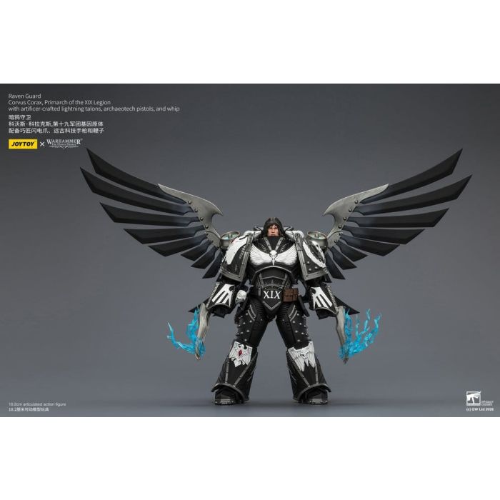 Warhammer 40,000 Action Figure Raven Guard Corvus Corax, Primarch of the XIX Legion 18 cm
